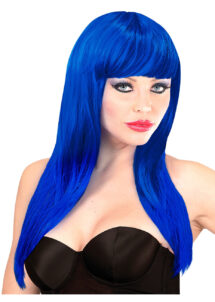 perruque bleue femme, perruque carré bleu femme, perruque femmes, perruque paris, Perruque Vogue, Bleue