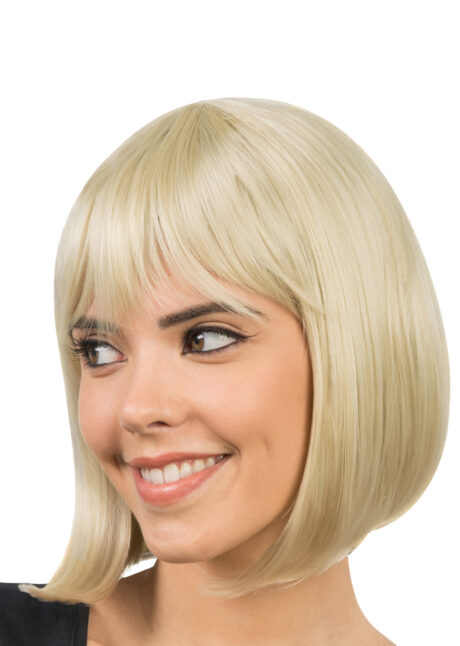 Perruque blonde baby love, perruque carré blond, perruque top qualité, carré à frange, Perruque Baby Love, Carré Blond