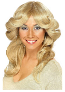 perruque femme, perruque pas cher paris, perruque blonde, perruque disco, perruque années 80, perruque farraw facet, perruque abba, Perruque Flick Années 80, Blonde