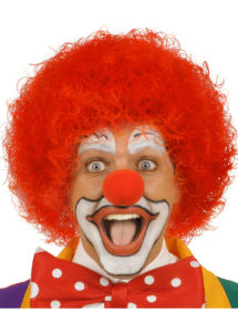 perruque de clown rouge, perruques clowns, perruques rouges, Perruque de Clown Guguss, Rouge