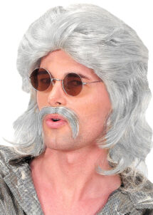 perruque mullet, perruque mulet, perruque homme, perruque disco, perruque disco homme