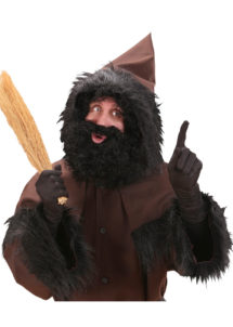 perruque noire homme, perruque et barbe noire, perruque frisée noire homme, perruques hommes, barbe noire