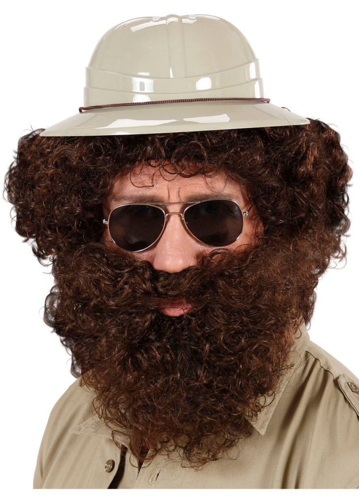Perruque Et Barbe Orange D'Irlandais - Déguisement Lutin, Leprechaun, Homme - 7