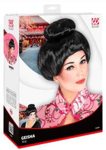 perruque geisha, perruque femme, perruque asiatique