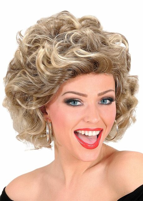 Perruque Olivia Grease, perruque film grease, perruque femme, Perruque Olivia Blonde – Style Grease