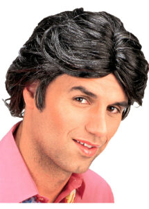 perruque homme, perruque grisonnante, perruque grise, perruque réaliste homme