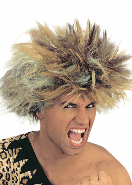 perruque homme des cavernes, perruque préhistoire, perruques homme, Perruque Caveman, Blonde
