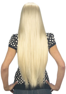 perruque blonde, perruque cheveux extra longs, perruque femme blonde, perruque sans frange, perruque cheveux très longs blonds
