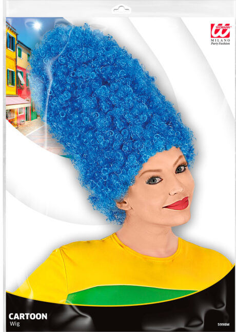 perruque marge Simpson, perruque de marge Simpson, perruque cartoon, Perruque de Marge, Bleue