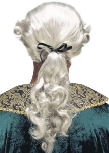 perruque homme, perruque de marquis, perruque versailles, perruque catogan, perruque louis XIV, perruque de noble