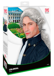 perruque homme, perruque grise, perruque de marquis, perruque casanova, perruque versailles, perruque catogan