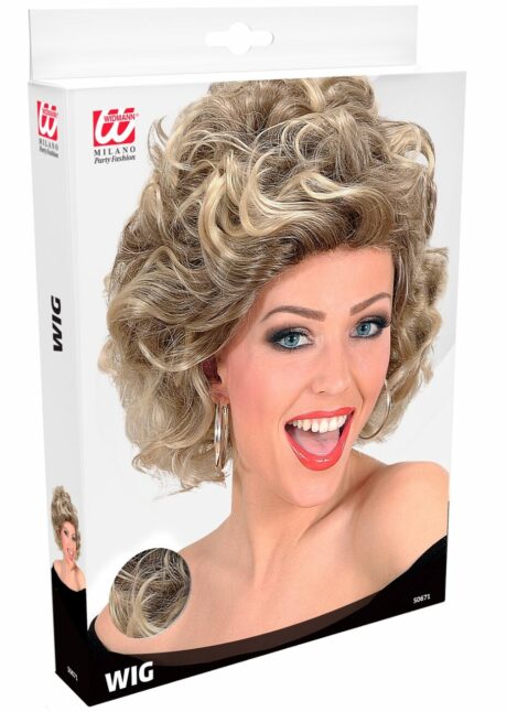 Perruque Olivia Grease, perruque film grease, perruque femme, Perruque Olivia Blonde – Style Grease