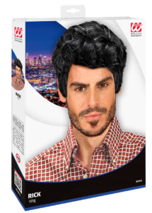 perruque noire homme, perruques hommes, perruques noires
