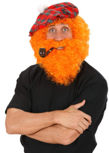 perruque rousse, barbe rousse, perruque saint Patrick pour homme, barbe saint Patrick, perruque rousse homme, perruques hommes