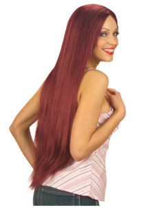 perruque rousse, perruque auburn, perruque extra longue femme, perruque femme rousse