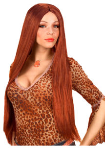 perruque rousse, perruque auburn, perruque extra longue femme, perruque femme rousse