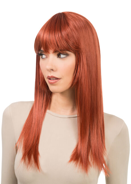perruque rousse, perruque femme rousse, perruque top qualité, Perruque Adrihanna, Rousse