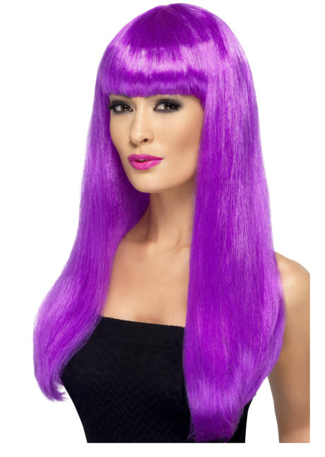 perruque violette femme, perruque femme, perruque cheveux longs violets, Perruque Babelicious, Violette