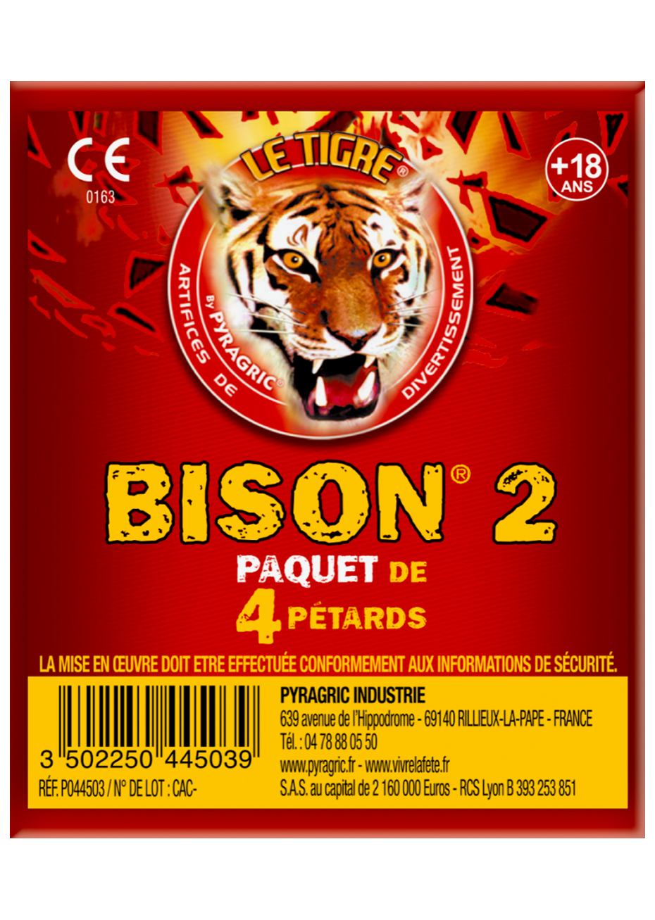 Pétards Bison 2, Le Tigre - Aux Feux de la Fête - Paris