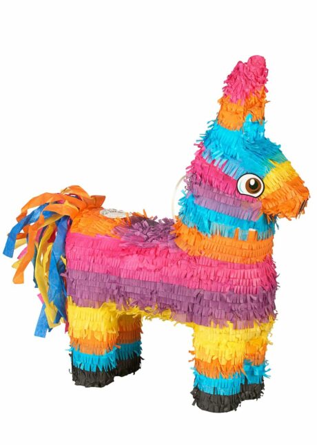pinata anniversaire enfant, pinata ane mexicain, Pinata Ane Multicolore 56 cm