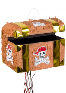 pinata, pinata mexicaine, pinata d'anniversaire, pinata pour anniversaire, pinata coffre de pirate