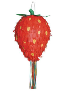pinata, pinata mexicaine, pinata d'anniversaire, pinata pour anniversaire, pinata fraise