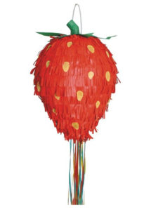 pinata, pinata mexicaine, pinata d'anniversaire, pinata pour anniversaire, pinata fraise, Pinata, Fraise