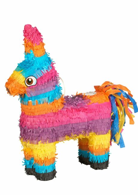 PINATA MEXICAINE ANE ANNIVERSAIRE ENFANT, Pinata Ane Multicolore 56 cm