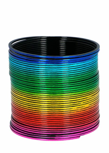 RESSORT ESCALIER, JOUETS PINATA, Ressort Magique Arc-en-Ciel Irisé – Jouet à Pinata pour Anniversaire