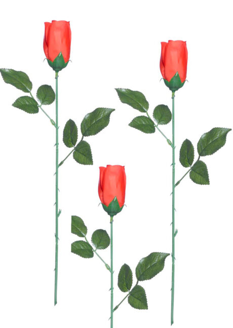 rose rouge en tissu, rose de décoration tissu, Rose Artificielle Rouge, Pétales Tissu