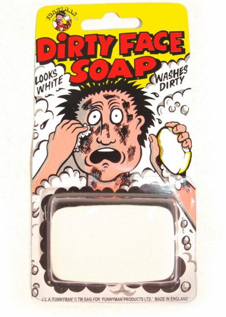 SAVON NOIRCISSANT FARCE ET ATTRAPE, faux savon farce, Savon Noircissant Farce et Attrape – Le Savon qui Salit