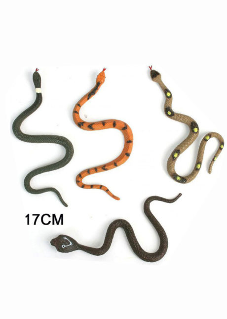serpent en plastique, faux serpent, pinata, jouets pinata, cadeau pinata, Serpent en PVC, 17 cm
