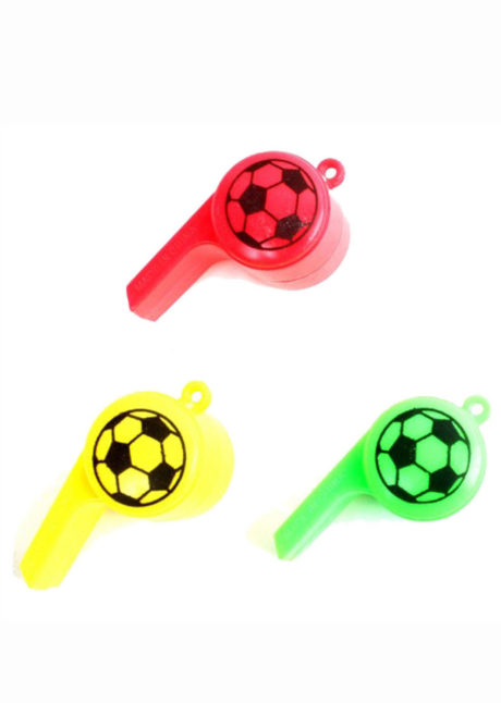 Lot De 24 Sifflets à Pompons Fête - Bruyants Et Colorés Pour Anniversaire, Sport, Carnaval