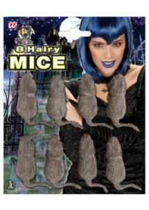 fausses souris halloween, accessoire halloween déguisement, faux insectes halloween, décoration halloween, décorations souris halloween, fausses souris