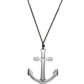 bijou ancre marine, collier ancre marine, collier déguisement de marin, collier déguisement, accessoire déguisement de marin, accessoire déguisement capitaine marine Ancre Marine sur Cordon