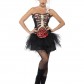 corset squelette et vicères halloween, accessoire déguisement halloween femme, déguisement halloween femme, déguisement femme halloween, déguisement zombie halloween femme, déguisement zombie femme halloween, costume femme halloween Corset Squelette et Viscères