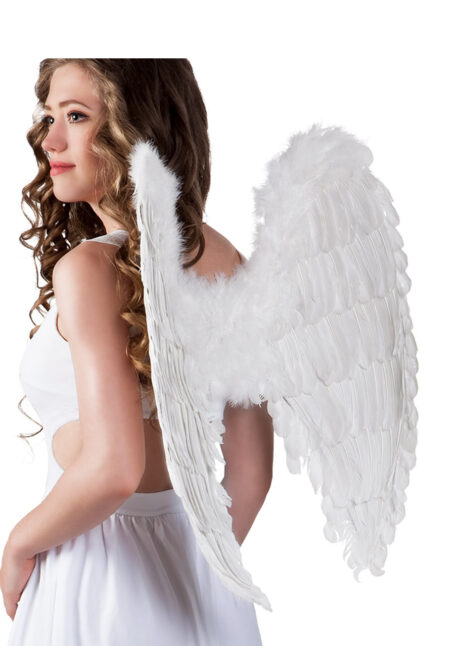ailes d'ange, ailes d'ange blanc, ailes plumes blanches, Ailes d’Ange, Plumes Blanches, 65 cm