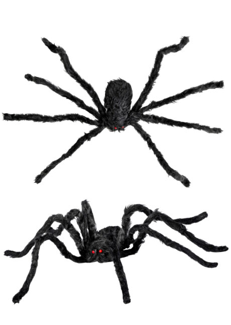 fausse araignée, araignée géante, araignée halloween, araignée fourrure, Araignée Géante, Fausse Fourrure Noire