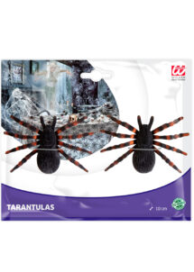 fausse araignée, araignées halloween, accessoire araignée halloween, accessoire décorations halloween, Araignées Tarentules x 2