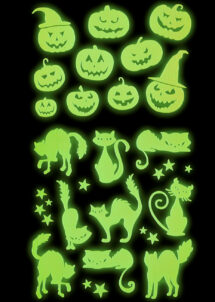 autocollants halloween, stickers Halloween, décorations halloween