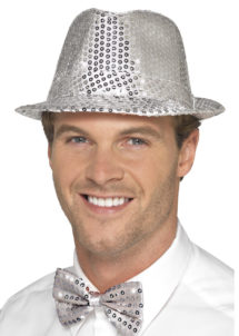 Chapeau Borsalino, chapeau Borsalino argent, chapeau paillettes