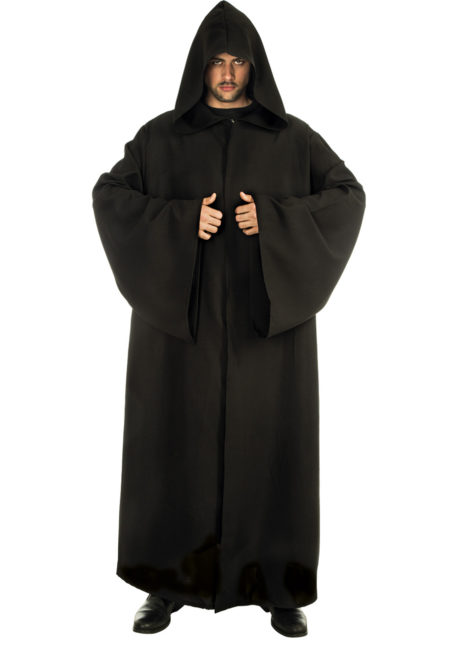 cape halloween déguisement, cape de jedi déguisement, cape adulte déguisement, cape déguisement adulte, cape déguisement jedi, accessoire cape halloween, déguisement halloween cape, cape de jedi noire déguisement, Cape de Jedi à Capuche, Noire