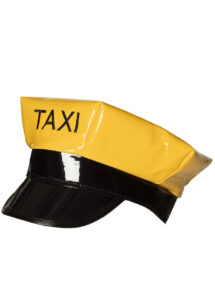 casquette de taxi new yorkais, casquette taxis, accessoire déguisement taxi