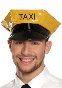 casquette de taxi new yorkais, casquette taxis, accessoire déguisement taxi, Casquette de Taxi New Yorkais