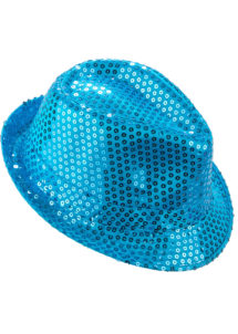 chapeau paillettes, chapeau Borsalino paillettes, chapeau bleu, Chapeau Borsalino Paillettes Sequins, Bleu Turquoise