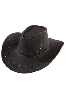 chapeau de cowboy, chapeau de cowboy noir