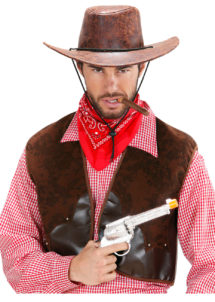 chapeau de cowboy, chapeaux de cowboy, chapeaux de cow boy, accessoires déguisements cowboys, Chapeau de Cowboy, Simili