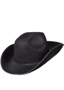chapeau de cowboy noir, chapeau de cowboy