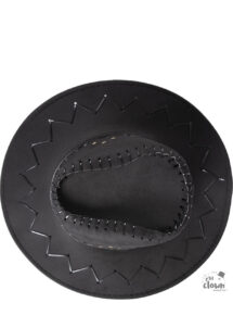 chapeau de cowboy, chapeau de cowboy noir