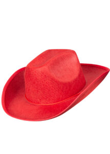 chapeau de cowboy rouge, chapeau de cowboy